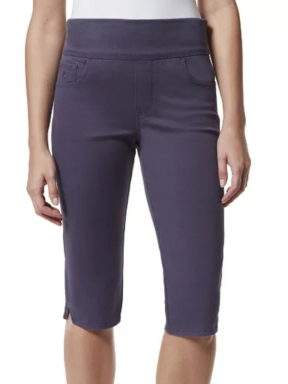 Women's Gloria Vanderbilt Petite Amanda Skimmer Jeans - Greystone - 4P - NWT